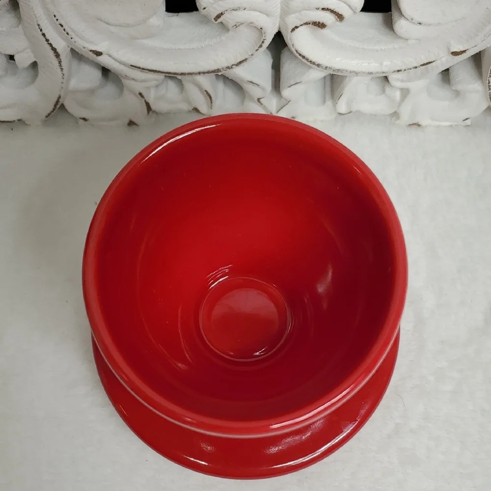 Butter Bell Red Ceramic Butter Crock